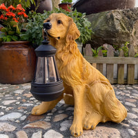 CanineGlow | Charming Solar-Powered Dog Statue Light for Outdoors 3