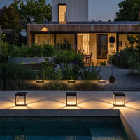 CementoLight | Elegant Minimalist Square LED Pillar Lantern 2