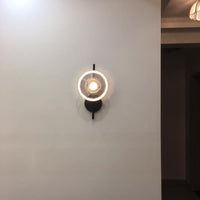 Tide Ripple Glass Wall Light — Stacked Disc LED Wall Sconce