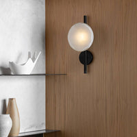 Tide Ripple Glass Wall Light — Stacked Disc LED Wall Sconce