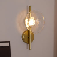 Tide Ripple Glass Wall Light — Stacked Disc LED Wall Sconce