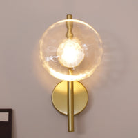 Tide Ripple Glass Wall Light — Stacked Disc LED Wall Sconce