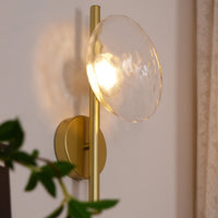 Tide Ripple Glass Wall Light — Stacked Disc LED Wall Sconce