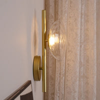 Tide Ripple Glass Wall Light — Stacked Disc LED Wall Sconce