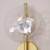 Tide Ripple Glass Wall Light — Stacked Disc LED Wall Sconce