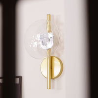 Tide Ripple Glass Wall Light — Stacked Disc LED Wall Sconce