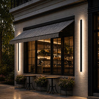 Long LED Strip Wall Light — Dimmable Outdoor Linear Sconce, IP65