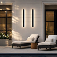 Long LED Strip Wall Light — Dimmable Outdoor Linear Sconce, IP65