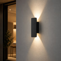 Minimalist LED Outdoor Wall Light — Slim Aluminium Bar, IP65
