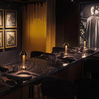 Cordless Rechargeable Table Lamp — Touch Dimming Bistro Lamp