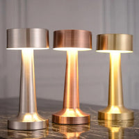 Cordless Rechargeable Table Lamp — Touch Dimming Bistro Lamp