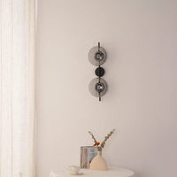 Tide Ripple Glass Wall Light — Stacked Disc LED Wall Sconce