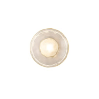 Tide Ripple Glass Wall Light — Stacked Disc LED Wall Sconce