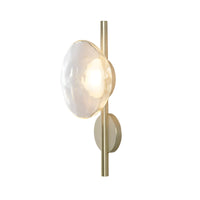 Tide Ripple Glass Wall Light — Stacked Disc LED Wall Sconce