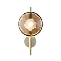 Tide Ripple Glass Wall Light — Stacked Disc LED Wall Sconce