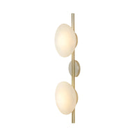Tide Ripple Glass Wall Light — Stacked Disc LED Wall Sconce