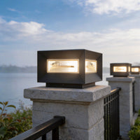 IllumiCube | Modern Elegant Solar LED Pillar Light for Outdoor Spaces 1