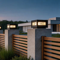 IllumiCube | Modern Elegant Solar LED Pillar Light for Outdoor Spaces 6