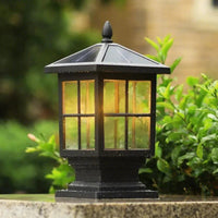 LuminaraStone | Elegant Durable Dual-Power Outdoor Pillar Light 0
