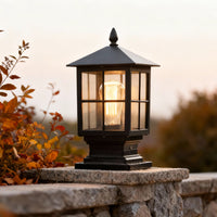 LuminaraStone | Elegant Durable Dual-Power Outdoor Pillar Light 6