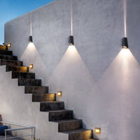 Luminara | Elegant Dual-Light Modern Outdoor Wall Sconce 2