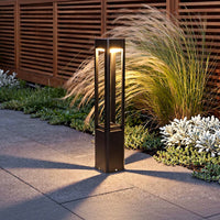 Luminara | Elegant Modern Aluminum LED Bollard Landscape Light 8