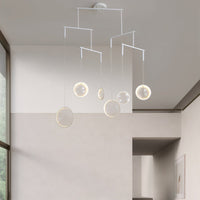 Luminara | Elegant Modern LED Chandelier with Adjustable Brightness 2