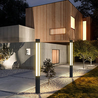Luminara | Elegant Modern Outdoor LED Garden Bollard Light 1