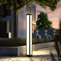 Luminara | Elegant Modern Outdoor LED Garden Bollard Light 8