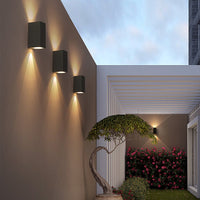 Luminara | Elegant Modern Outdoor Up and Down Wall Light Fixture 2