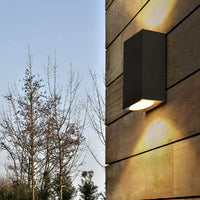 Luminara | Elegant Modern Outdoor Up and Down Wall Light Fixture 4