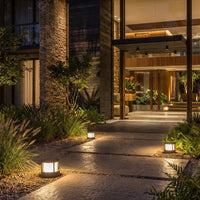 Luminara | Elegant Modern Round Outdoor Post Light with Dual Options 2