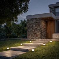 Luminara | Elegant Modern Round Outdoor Post Light with Dual Options 3