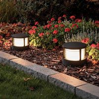 Luminara | Elegant Modern Round Outdoor Post Light with Dual Options 4