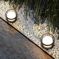 Luminara | Elegant Modern Round Outdoor Post Light with Dual Options 6