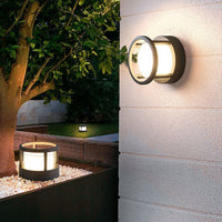 Luminara | Elegant Modern Round Outdoor Post Light with Dual Options 7