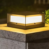 Luminara | Elegant Modern Solar Garden Pillar Light Fixture 0