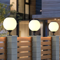 Luminara | Elegant Modern Solar LED Outdoor Gate Pillar Light 3