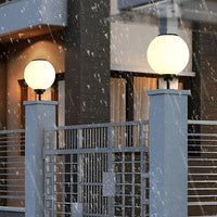 Luminara | Elegant Modern Solar LED Outdoor Gate Pillar Light 4