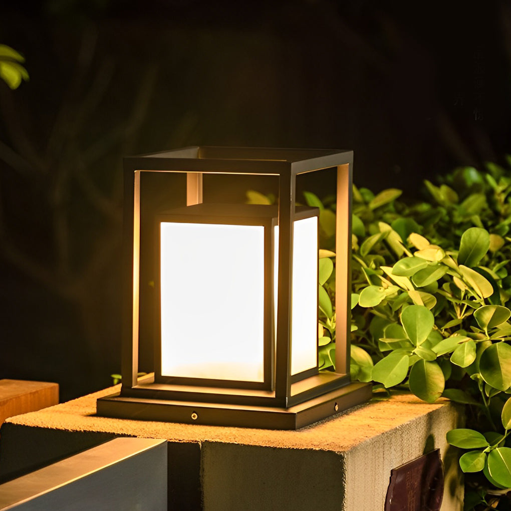 Luminara | Elegant Modern Waterproof LED Outdoor Wall Pillar Light