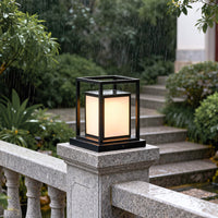 Luminara | Elegant Modern Waterproof LED Outdoor Wall Pillar Light 1