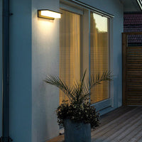 Luminara | Modern Geometric Black Outdoor Wall Sconce Light 4