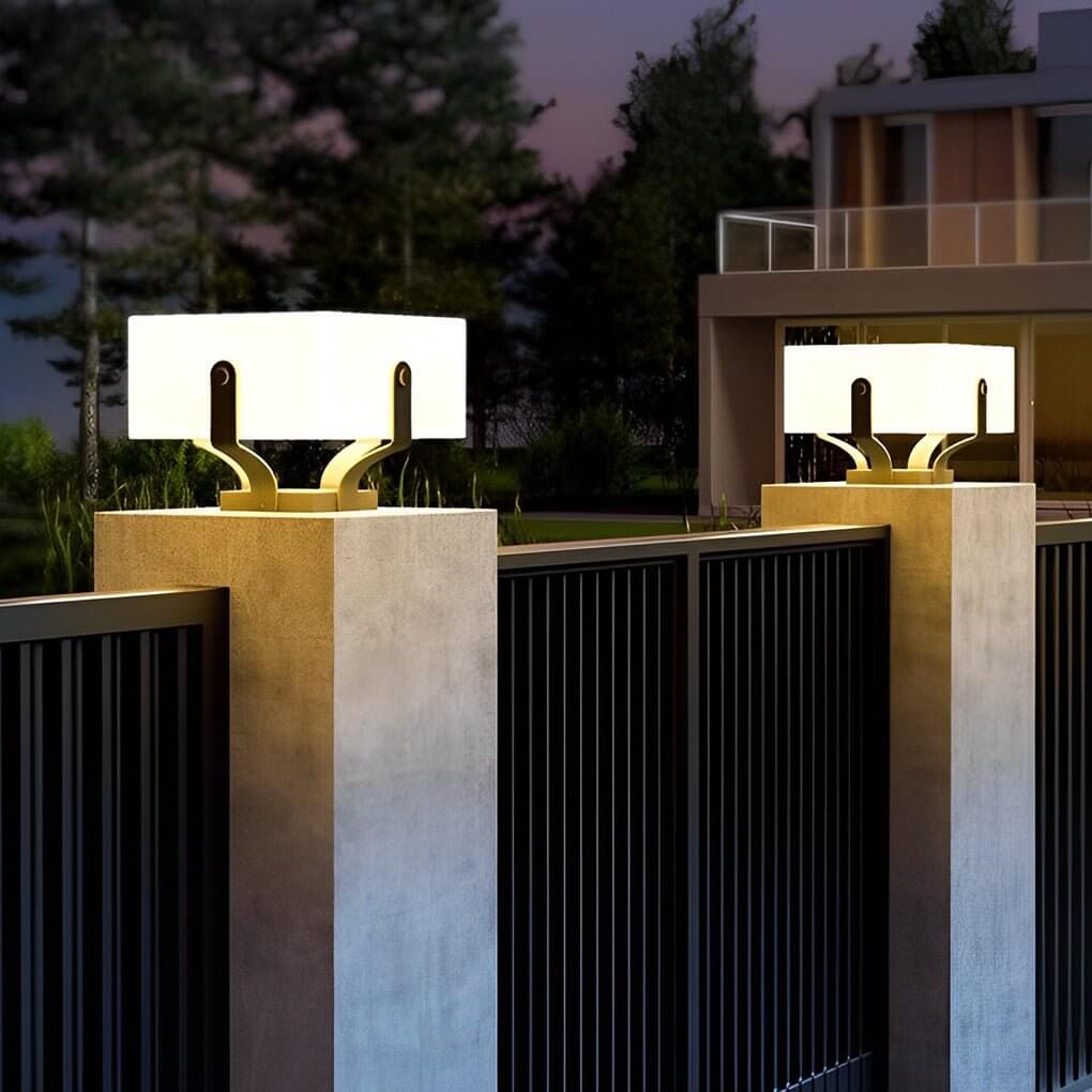 Luminara | Modern Waterproof LED Outdoor Brick Pillar Light