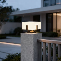 Luminara | Modern Waterproof LED Outdoor Brick Pillar Light 3