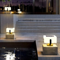 Luminara | Modern Waterproof LED Outdoor Brick Pillar Light 7