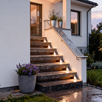Luminara | Modern Waterproof Solar Step Lighting with Dual Color Options 2