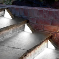 Luminara | Modern Waterproof Solar Step Lighting with Dual Color Options 7