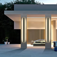 Luminara | Modern Waterproof Stainless Steel Outdoor Wall Sconce 5