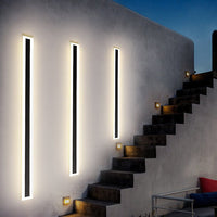 Luminara | Sleek Modern Acrylic Outdoor Wall Sconce Light 2