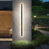 Luminara | Sleek Modern Acrylic Outdoor Wall Sconce Light 3